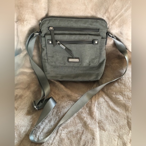 Baggallini Bags Baggalini Gray Crossbody Bag With Rfid Wallet